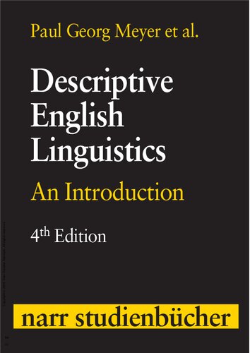 Descriptive English Linguistics Timo Lothmann