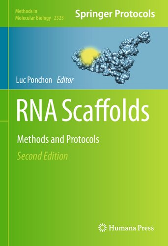 Rna Scaffolds Methods And Protocols 2nd Edition Luc Ponchon
