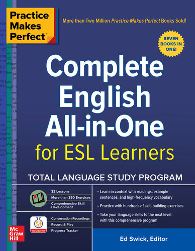 Practice Makes Perfect Complete English Allinone For Esl Learners Ed Swick