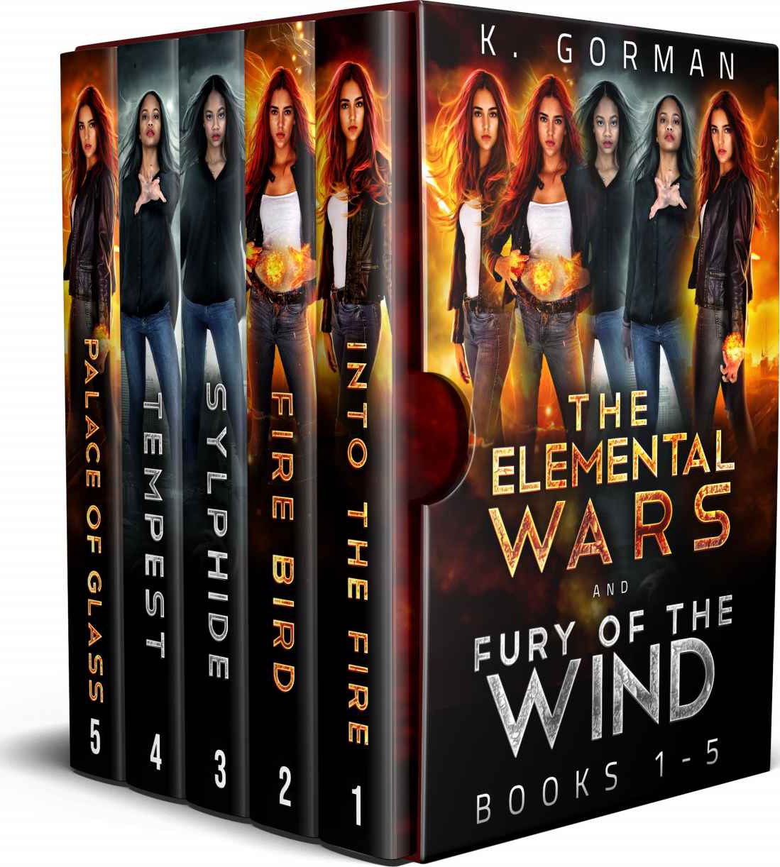 The Elemental Wars Fury Of The Wind Omnibus Books 15 K Gorman Gorman