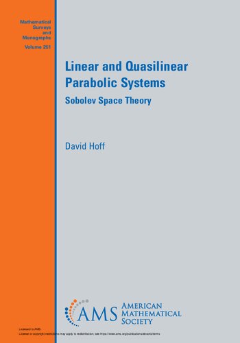 Linear And Quasilinear Parabolic Systems Sobolev Space Theory David Hoff