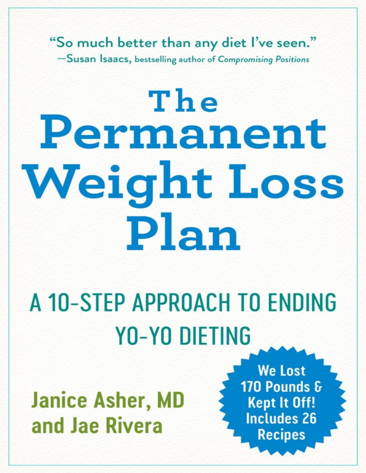 The Permanent Weight Loss Plan Janice Asher