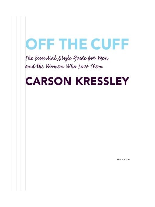 Off The Cuff Carson Kressley
