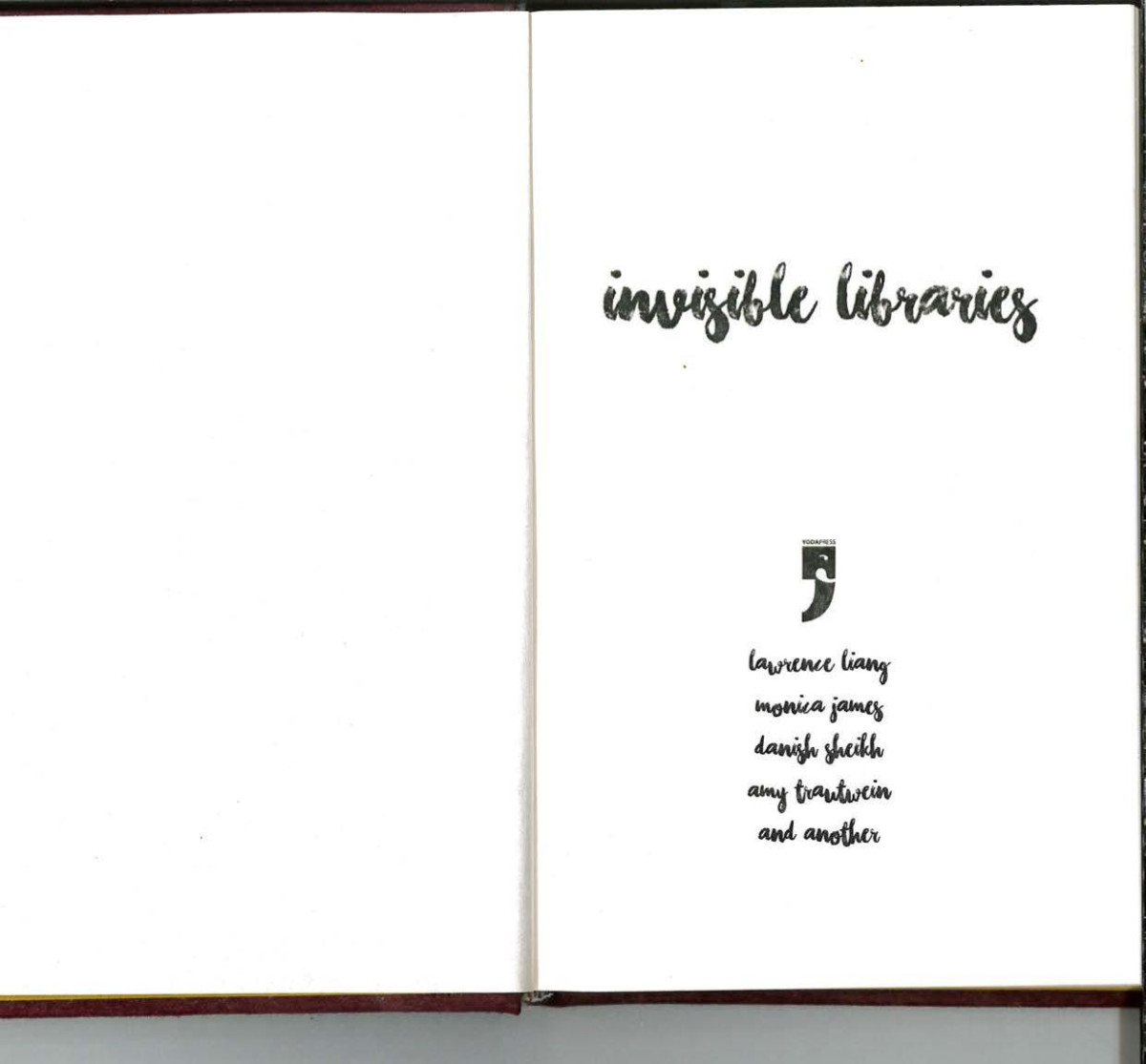 Invisible Libraries 1st Edition Lawrence Liang Monica James Danish Sheikh