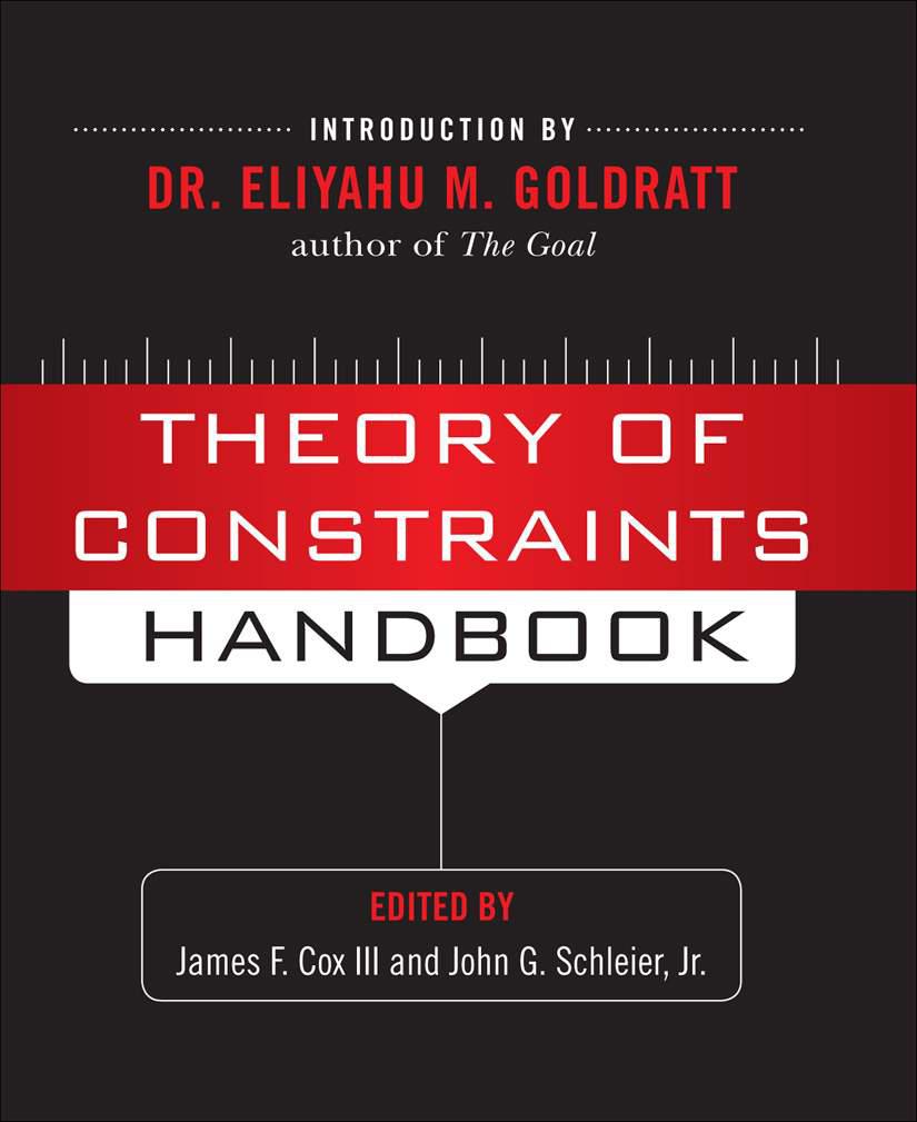 Theory Of Constraints Handbook James F Cox Iii John Schleier