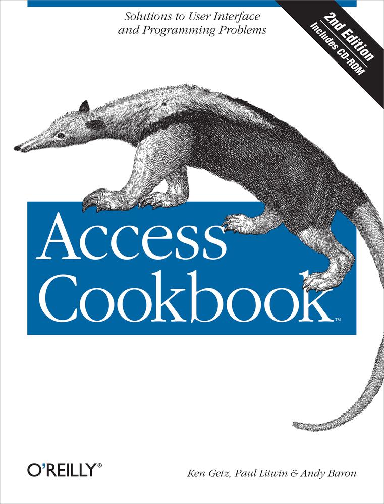 Access Cookbook Ken Getz Paul Litwin Andy Baron