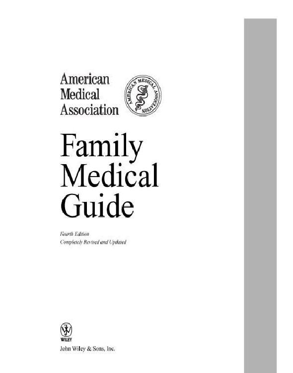 American Medical Association Family Medical Guide Unknown