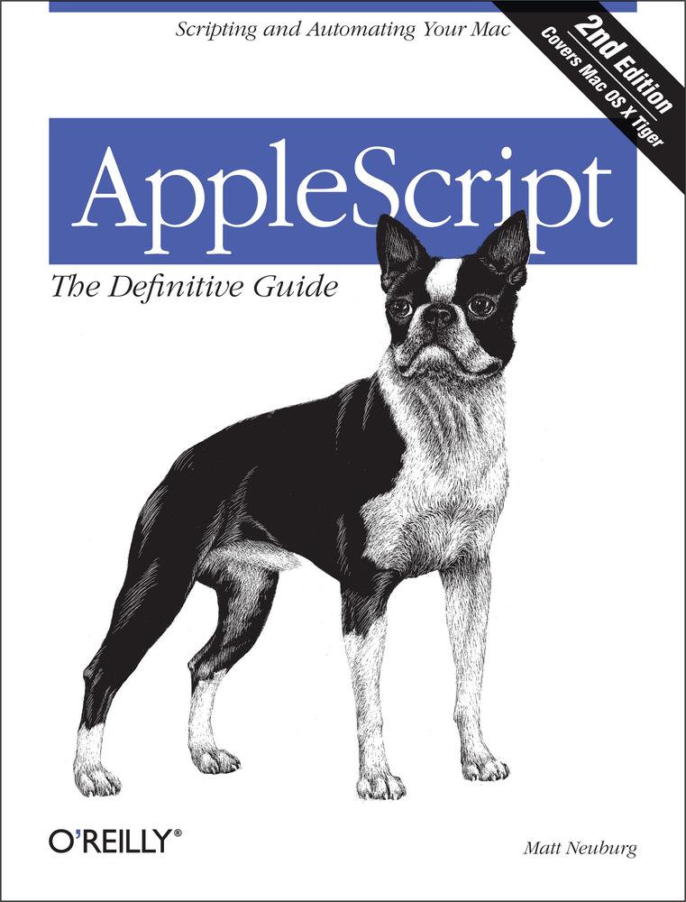 Applescript The Definitive Guide Matt Neuburg