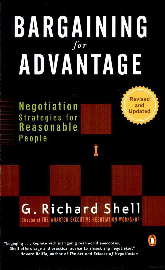 Bargaining For Advantage G Richard Shell