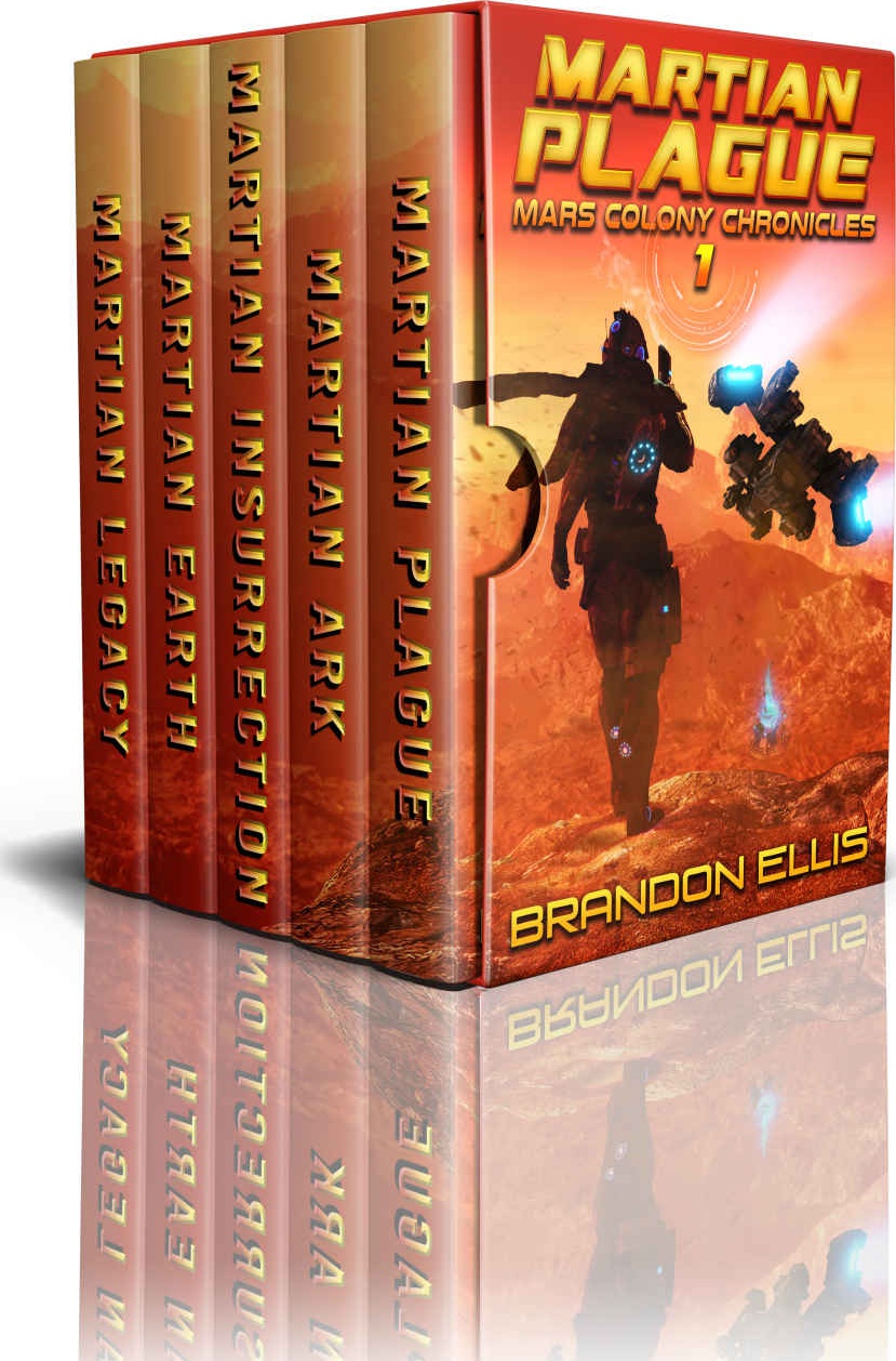 Mars Colony Chronicles Books 1 5 A Space Opera Box Set Adventure Brandon Ellis