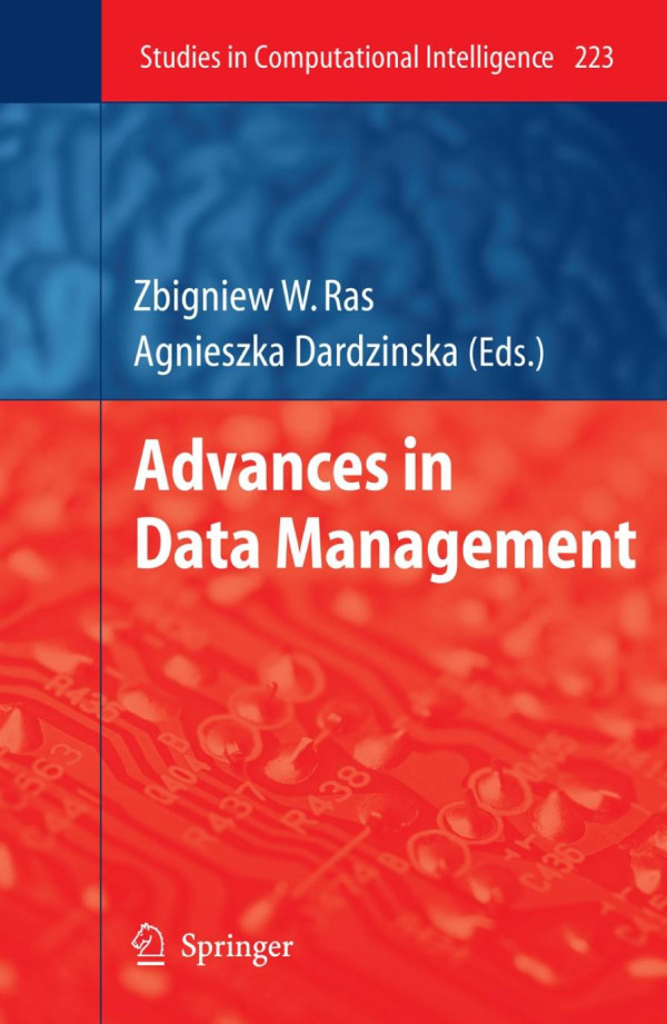 Advances In Data Management 1 2009 Ras Zbigniew W Dardzinska