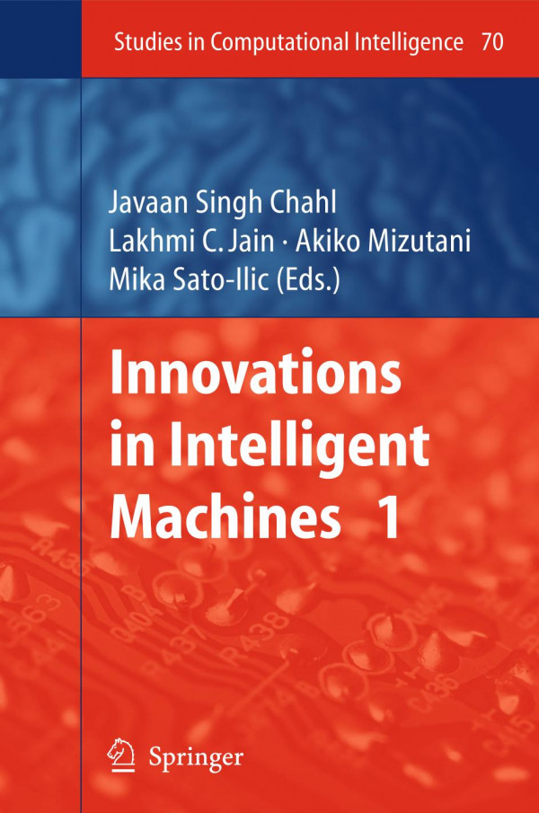 Innovations In Intelligent Machines 1 Chahl Javaan Singh Jain