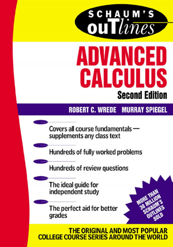 Schaums Outline Of Advanced Calculus 2nd Edition Wrede Robert Cspiegel