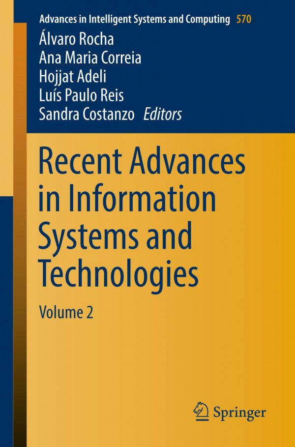 Recent Advances In Information Systems And Technologies Volume 2 Rocha