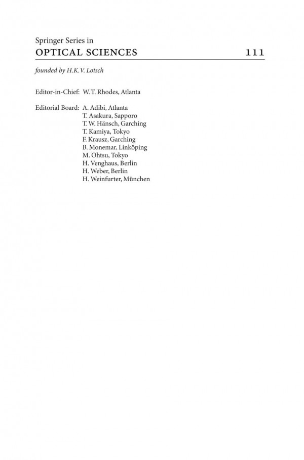 Semiconductor Lasers Stability Instability And Chaos Fourth Edition Ohtsubo