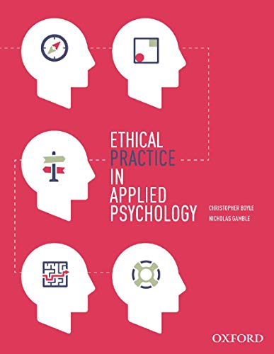 Ethical Practice In Applied Psychology Christopher Boyle Nicholas Gamble
