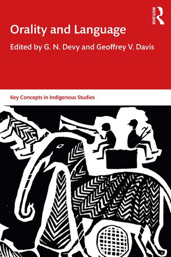 Orality And Language G N Devy And Geoffrey V Davis