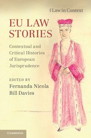 Eu Law Stories Contextual And Critical Histories Of European Jurisprudence Fernanda Nicola Bill Davies