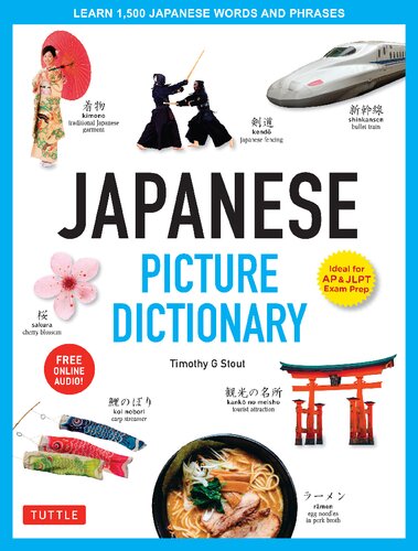 Japanese Picture Dictionary Learn 1500 Japanese Words And Phrases Timothy G Stout
