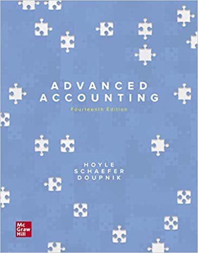 Advanced Accounting 14th Edition 14th Edition Joe Ben Hoyle Thomas F Schaefer