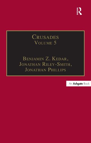 Crusades Benjamin Z Kedar Jonathan Rileysmith Jonathan Phillips