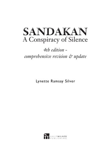 Sandakan A Conspiracy Of Silence 3rd Rev Updated Ed Lynette Ramsay Silver