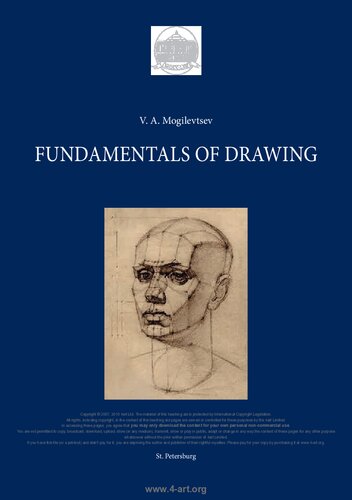 Fundamentals Of Drawing 1st Edition Vladimir Aleksandrovich Mogilevtsev Translator Anna Edwards