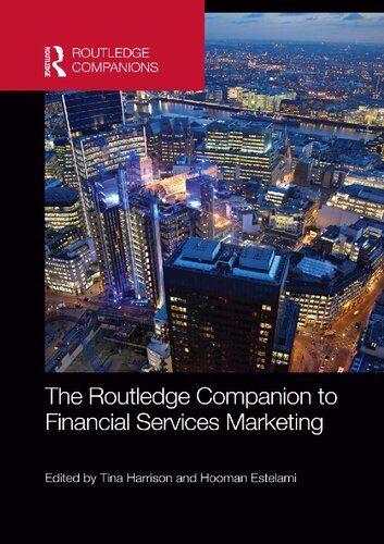 The Routledge Companion To Financial Services Marketing Tina Harrison