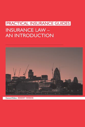 Insurance Law An Introduction Robert Merkin