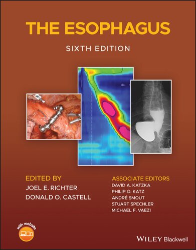 The Esophagus 6th Edition Donald O Castell Editor Joel E Richter Editor