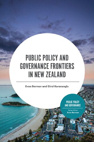 Public Policy And Governance Frontiers In New Zealand Evan Berman