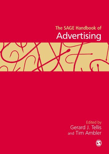 The Sage Handbook Of Advertising Gerard J Tellis And Tim Ambler