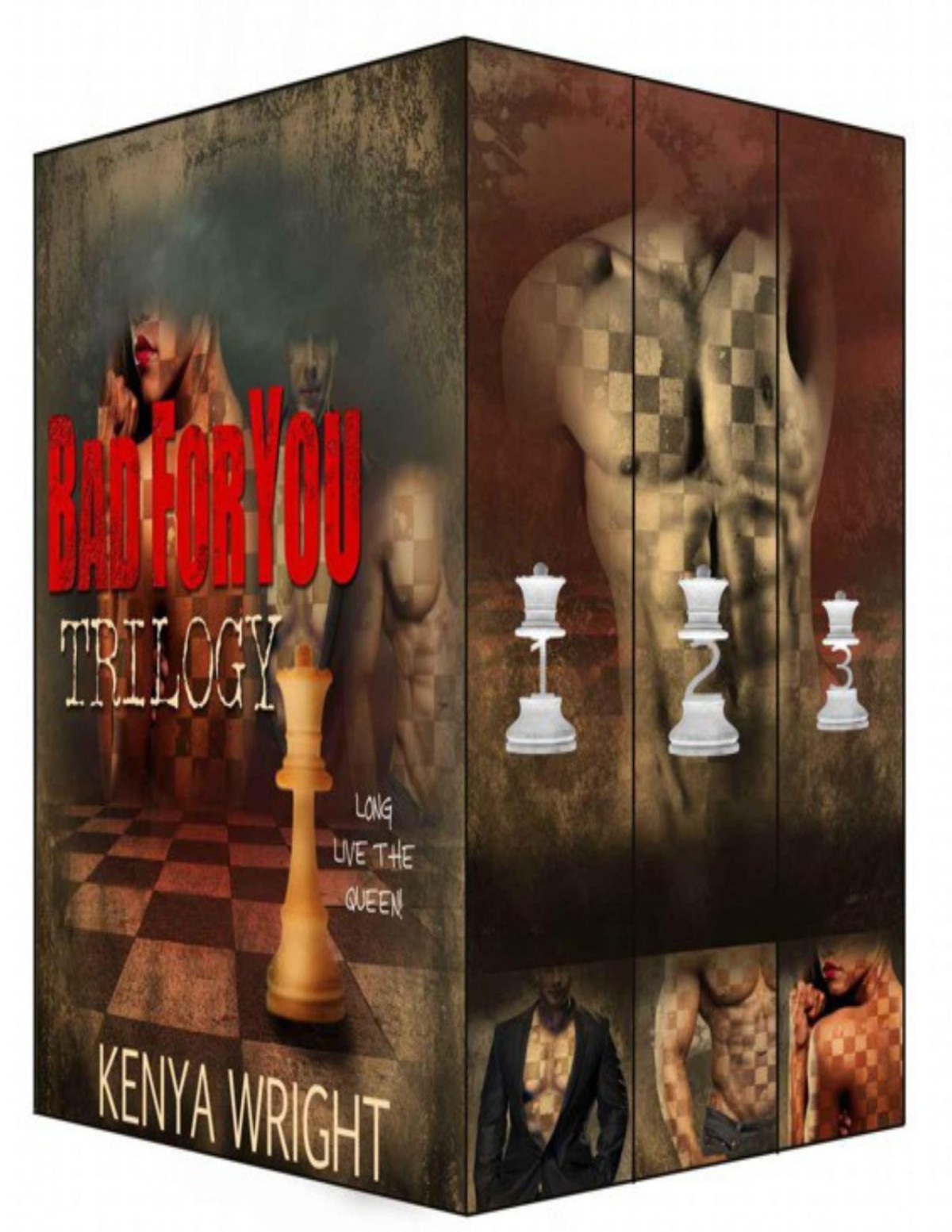 Bad For You Trilogy Boxed Set Interracial Erotic Suspense Thriller Wright