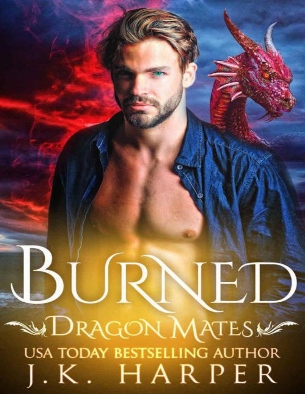 Burned Dragon Mates Book 3 Jk Harper Harper Jk