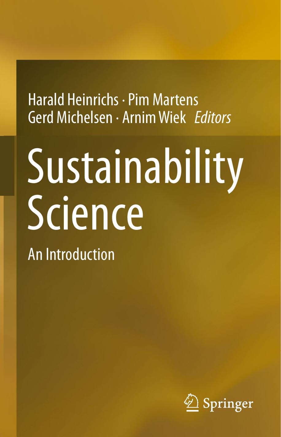 Sustainability Science Unknown