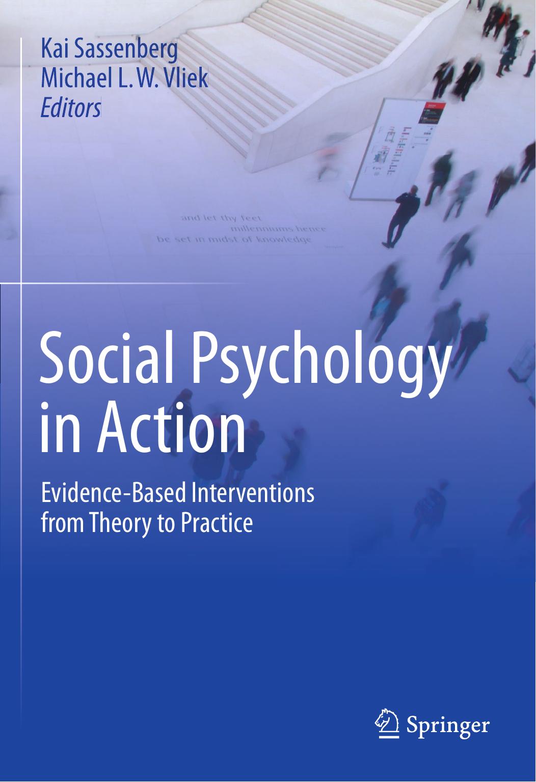 Social Psychology In Action Kai Sassenberg Michael L W Vliek