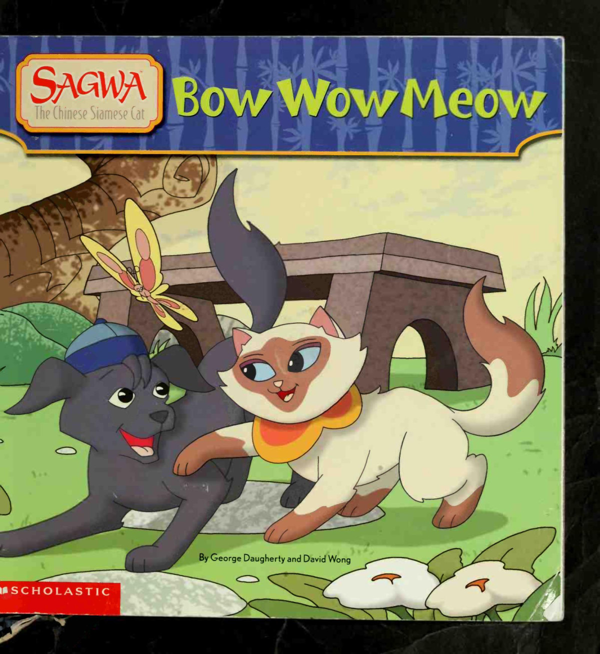 Sagwa The Chinese Siamese Cat Bow Wow Meow 1st Printing George Daugherty David Wong Amy Tan Mel Grant