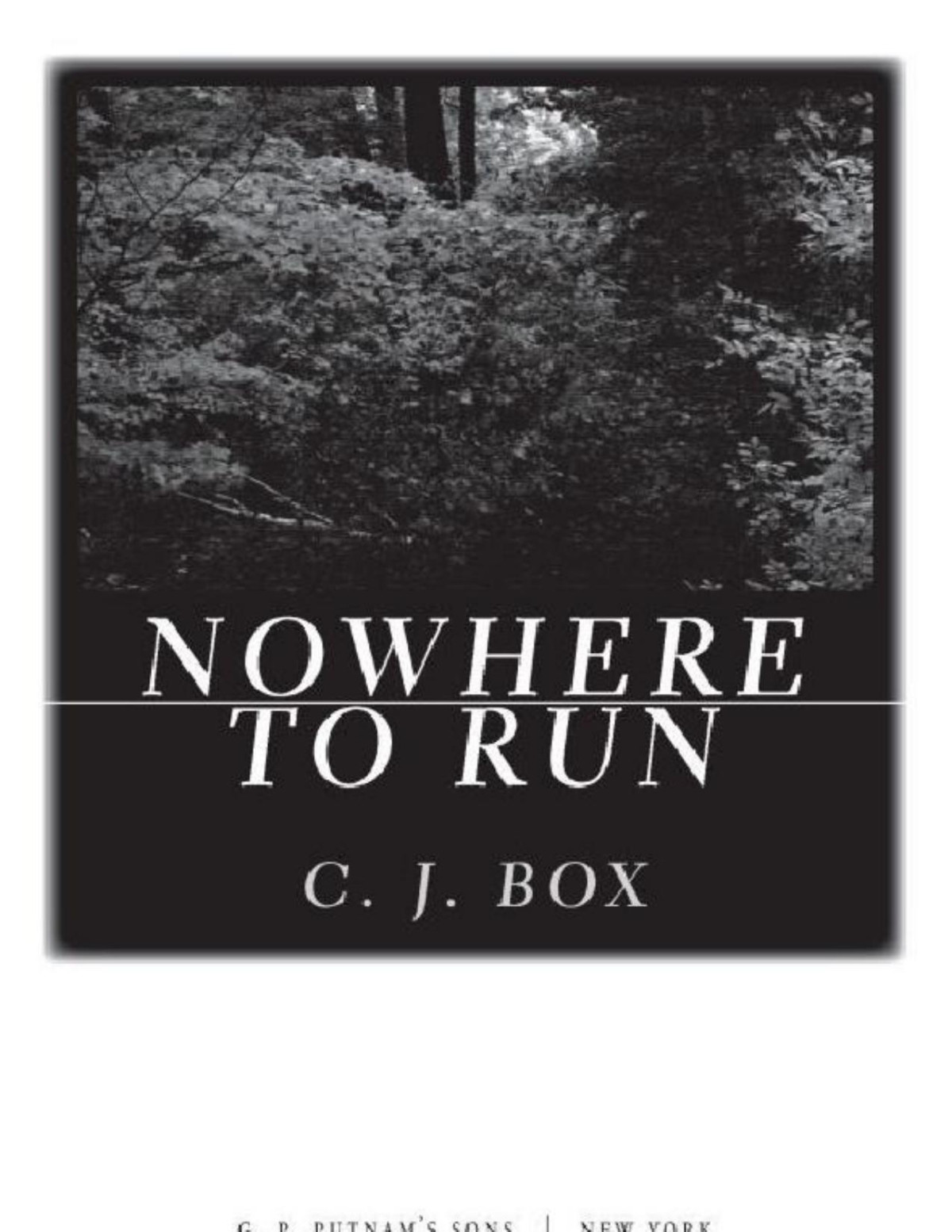 Nowhere To Run A Joe Pickett Novel C J Box Box C J