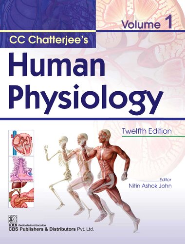 Cc Chatterjees Human Physiology 12th Edition Nitin Ashok John