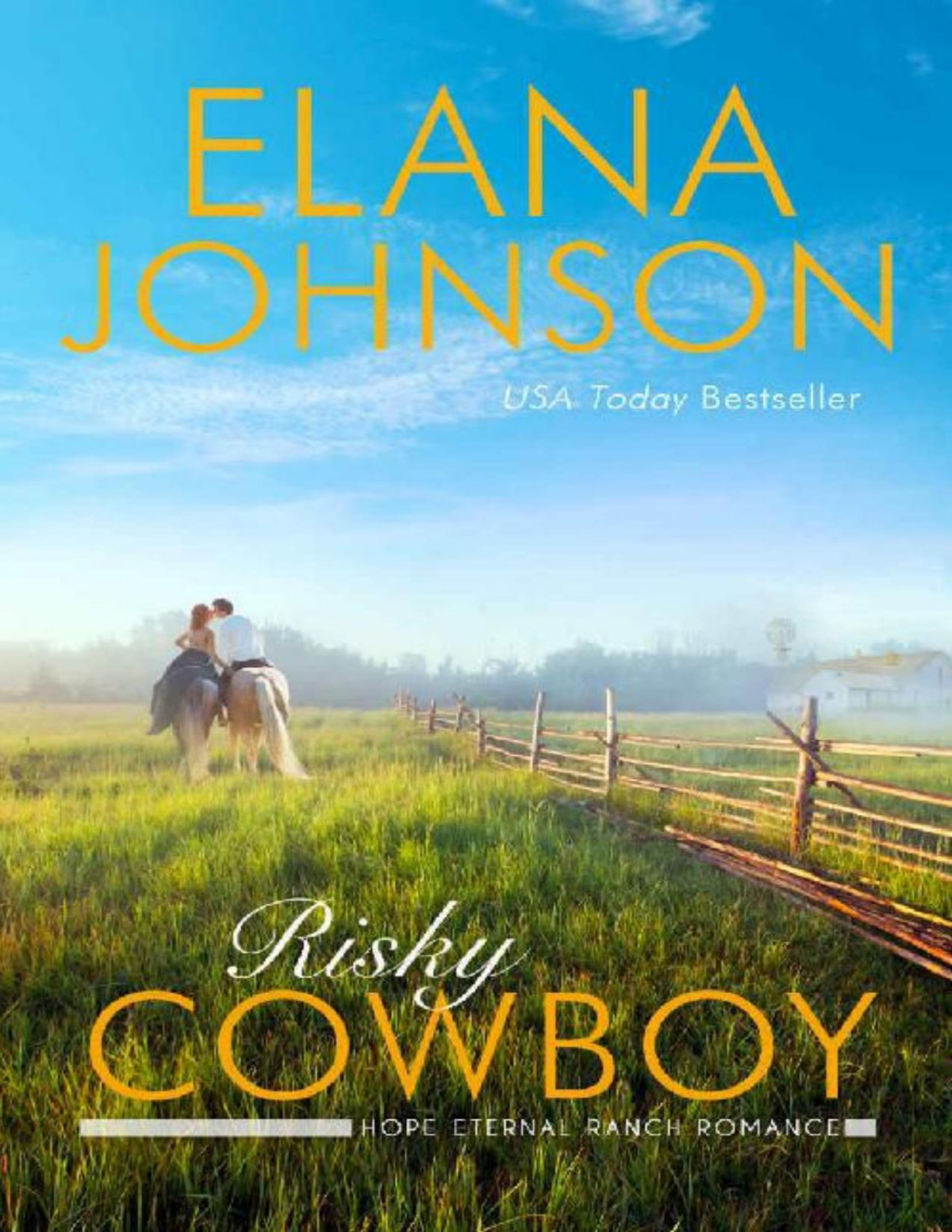 Risky Cowboy A Mulbury Boys Novel Hope Eternal Ranch Romance Book 6 Elana Johnson Johnson