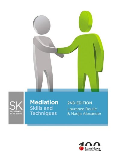 Mediation Skills And Techniques 2nd Edition Laurence Boulle