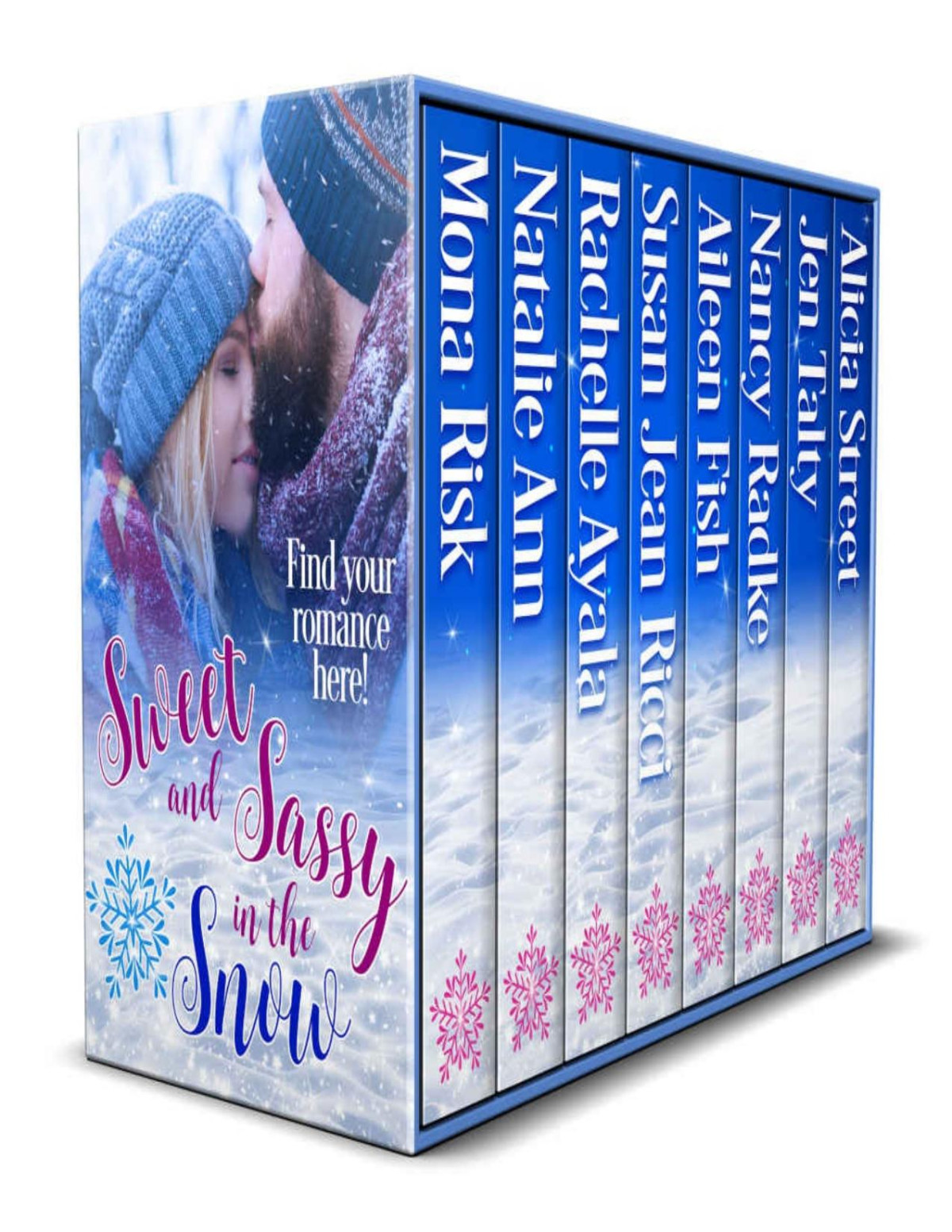 Sweet And Sassy In The Snow Find Your Winter Romance Mona Risk Natalie Ann Rachelle Ayala Susan Jean Ricci Aileen Fish Nancy Radke Jen Talty Alicia Street Risk