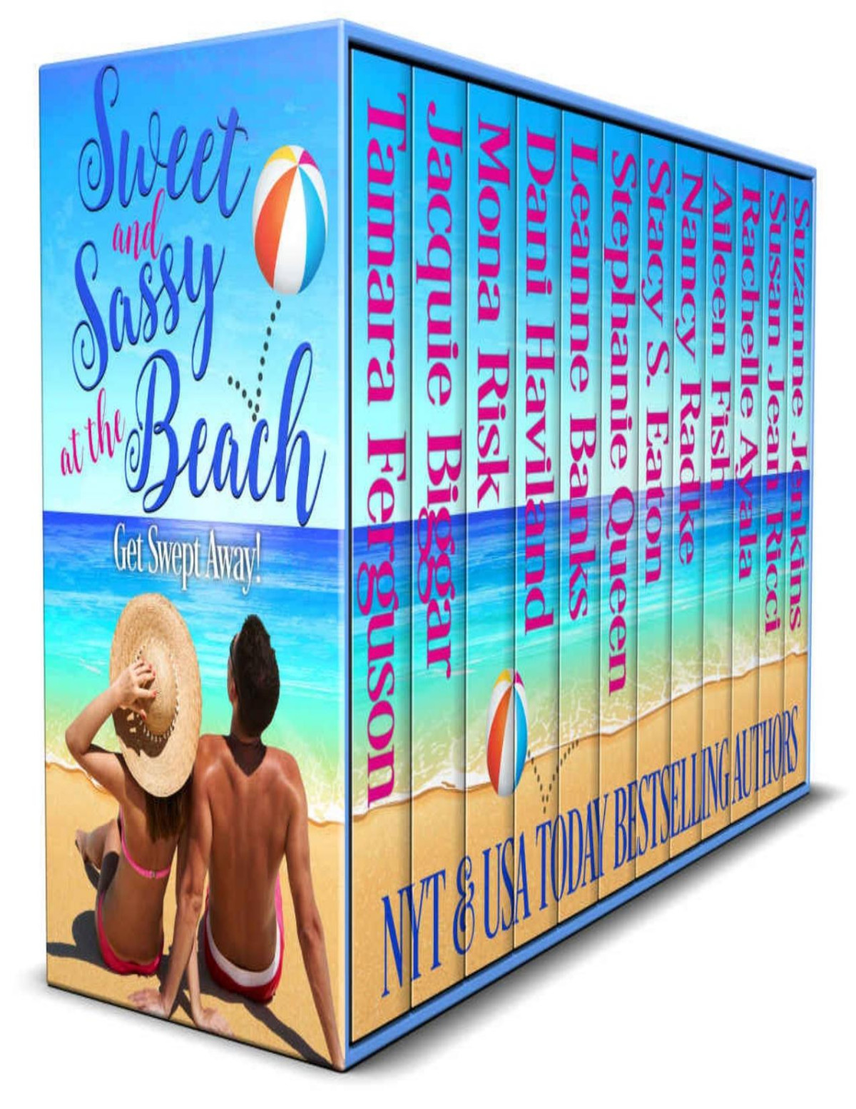 Sweet And Sassy At The Beach Get Swept Away Tamara Ferguson Jacquie Biggar Mona Risk Dani Haviland Leanne Banks Stephanie Queen Stacy Eaton Nancy Radke Aileen Fish Rachelle Ayala Suzanne Jenkins Susan Jean Ricci Ferguson