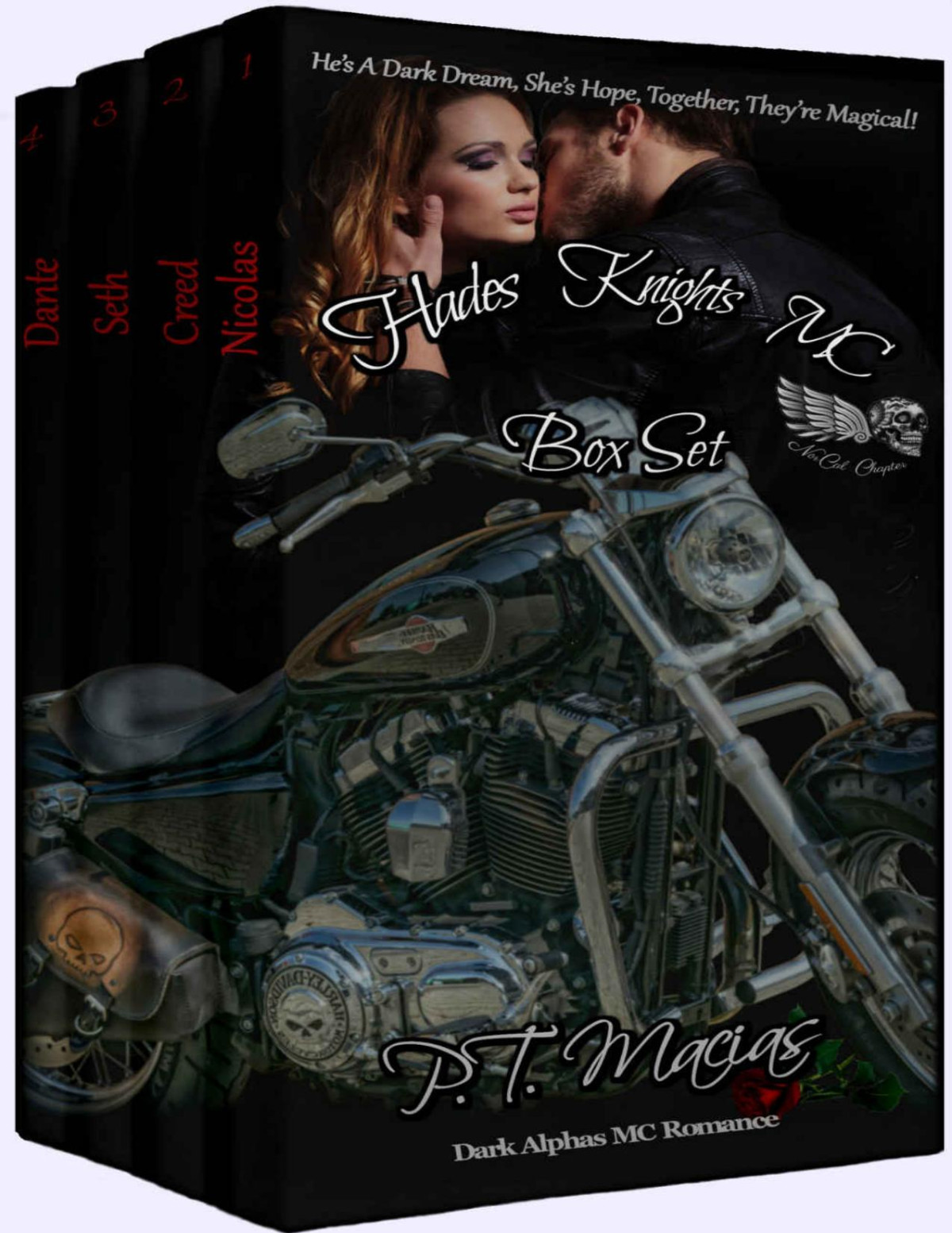 Hades Knights Mc Box Set Hes A Dark Dream Shes Hope Together Theyre Magical Dark Alphas Mc Romance Book 1 4 Norcal Pt Macias Macias