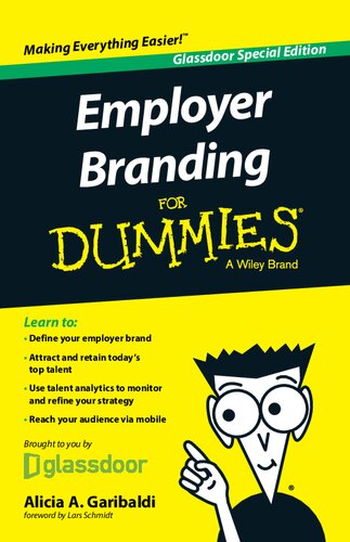 Employer Branding For Dummies 1st Edition Alicia A Garibaldi
