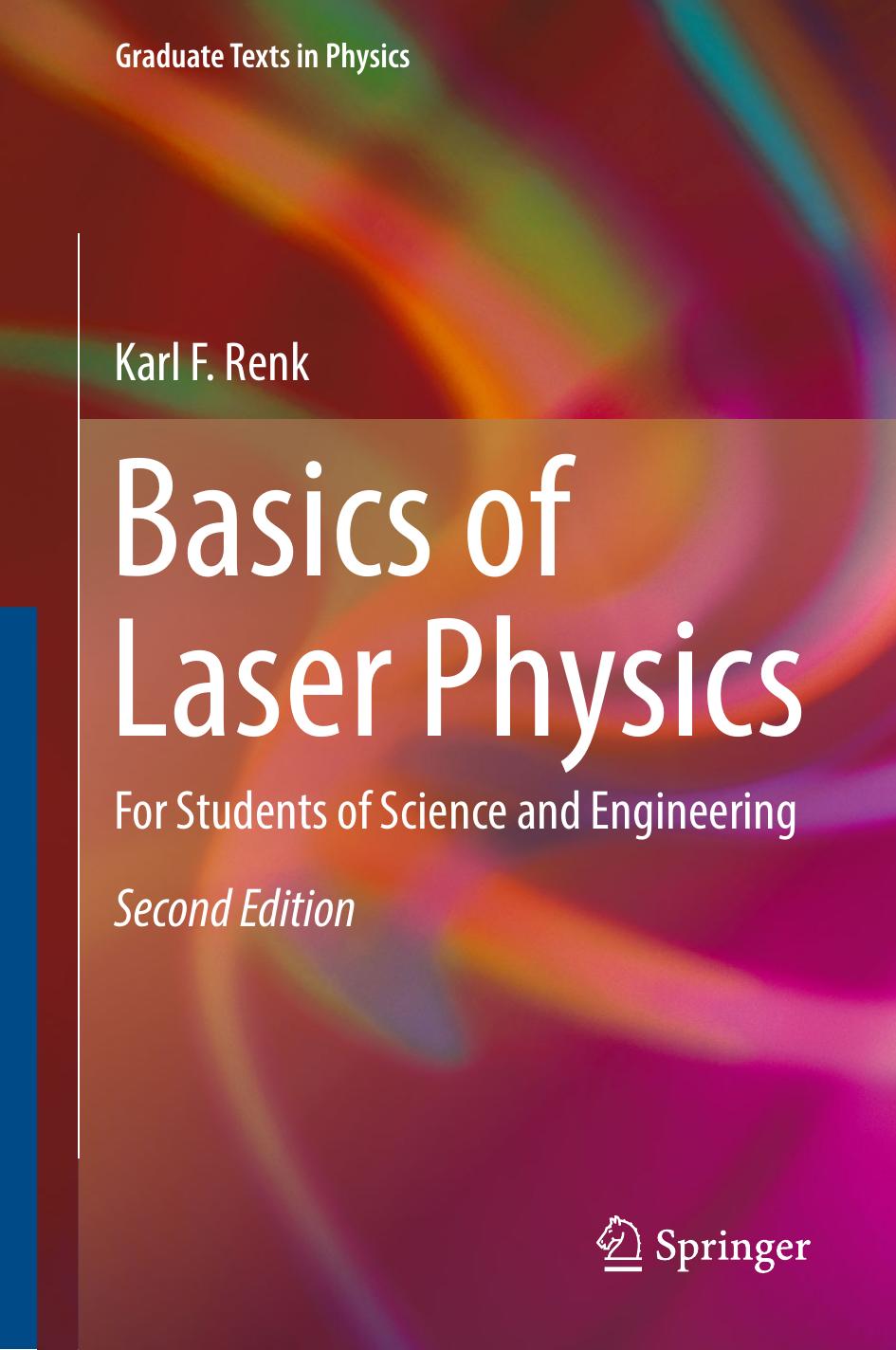 Basic Of Laser Physics Karl E Renk