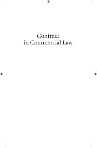 Contract In Commercial Law Russell Hinchy