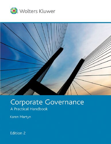 Corporate Governance A Practical Handbook Edition 2 Karen Martyn