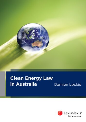Clean Energy Law In Australia Damien Lockie