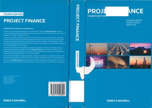 Project Finance A Legal Guide 4th Edition Graham Vinter Gareth Price